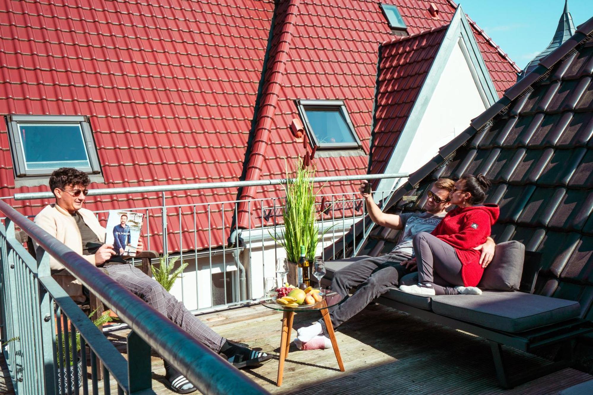 4-Schlafzimmer-Terrassensuite Oasis - Workspace Em-Apartments Deutschland Билефелд Екстериор снимка